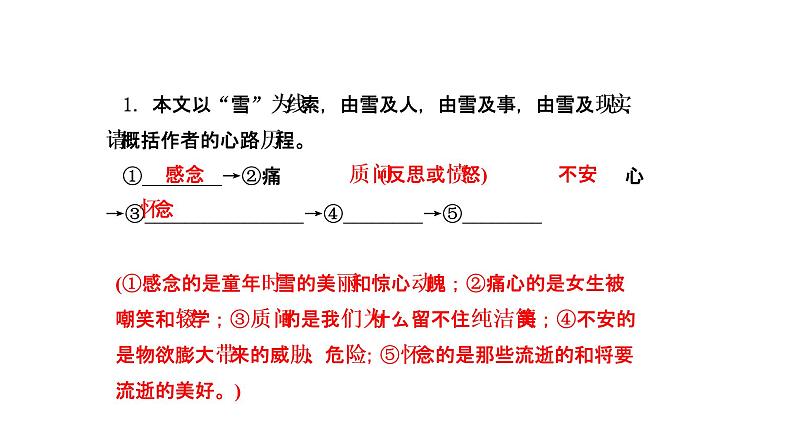 现代文阅读专项指导之记叙文的线索与情节课件    初中 / 语文 / 中考专区 /08