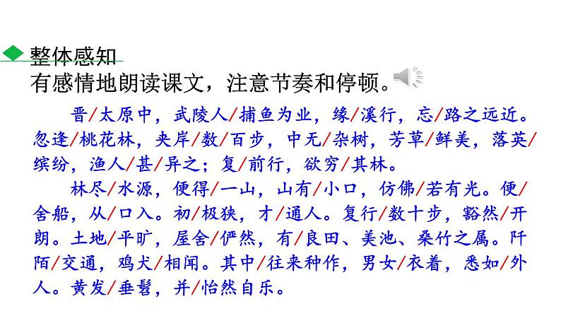 部编版八年级语文下册《桃花源记》PPT课文课件 (11)第7页