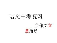 中考作文复习之立意