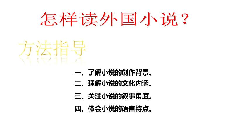 《简·爱》外国小说的阅读初中语文必读名著之方法指导及专题探究课件07