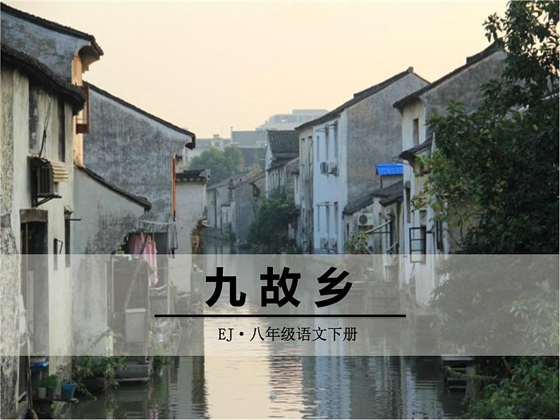 部编版九年级语文上册《故乡》PPT课文课件 (2)第1页