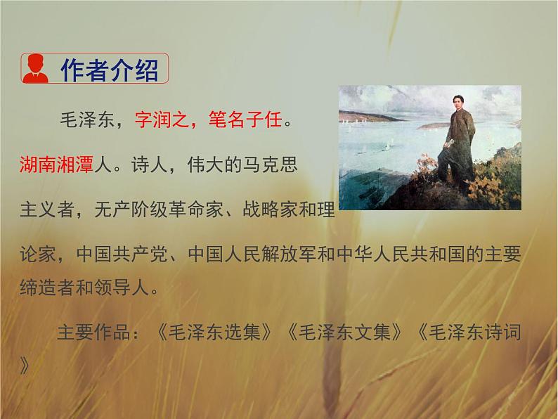 部编版九年级语文上册《沁园春·雪》PPT课文课件 (1)02