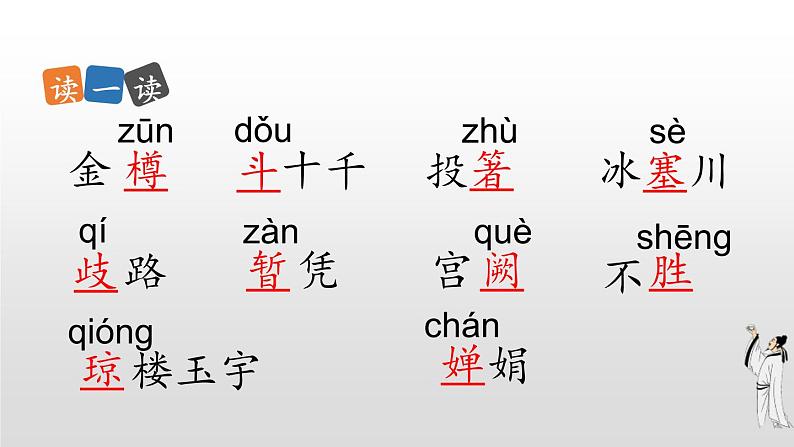 部编版九年级语文上册《行路难》课件PPT (3)07