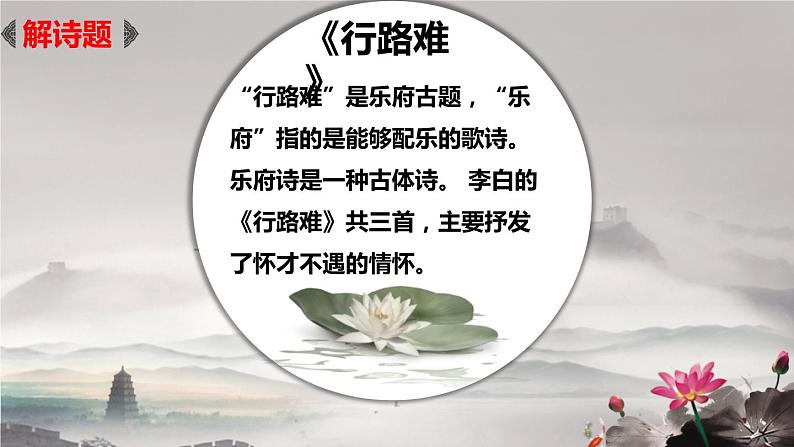 部编版九年级语文上册《行路难》课件PPT (9)03