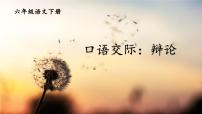 初中语文人教部编版九年级下册口语交际 辩论示范课课件ppt