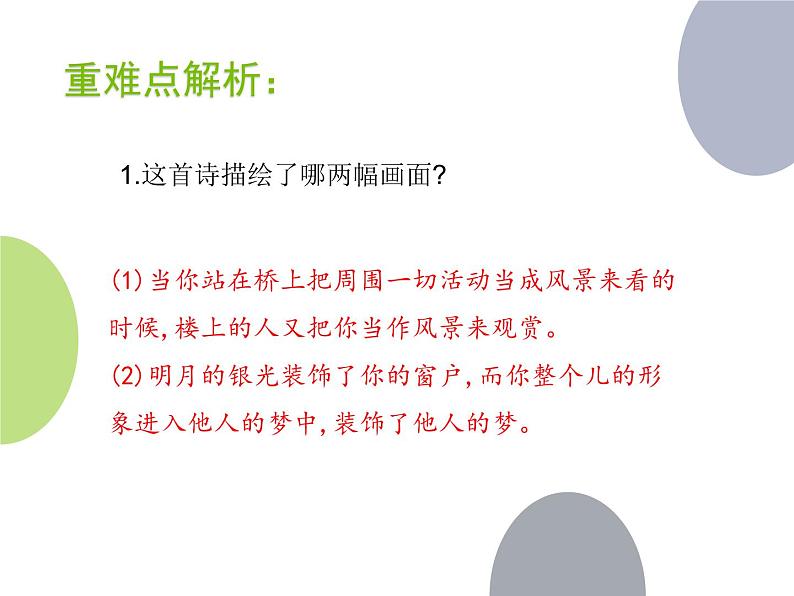 部编版九年级语文下册《断章》PPT (2)07