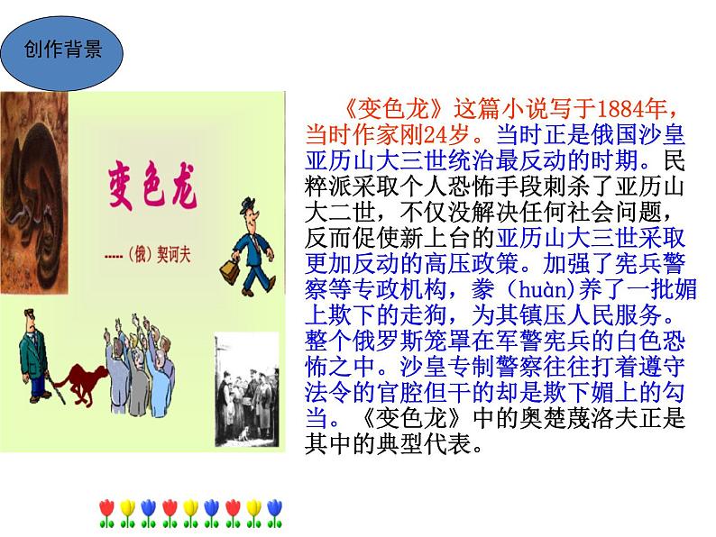 部编版九年级语文下册《变色龙》PPT课件 (7)08