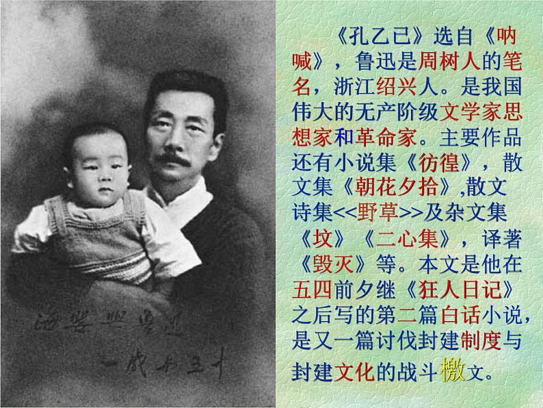 部编版九年级语文下册《孔乙己》PPT课件 (8)02