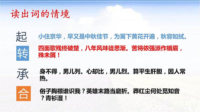 满江红小住京华PPT课件免费下载07