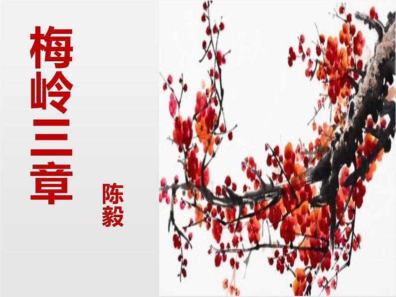 部编版九年级语文下册《梅岭三章》PPT课文课件 (6)01