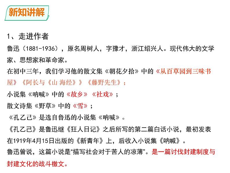 部编版九年级语文下册《孔乙己》PPT课件 (1)05