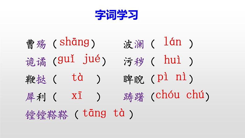 部编版九年级语文下册《屈原》PPT课文课件 (2)第7页