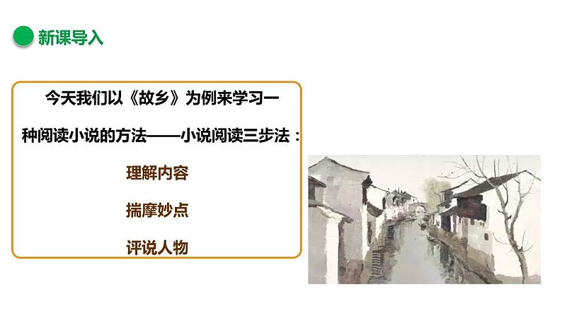 部编版九年级语文上册《故乡》PPT课文课件 (9)第2页