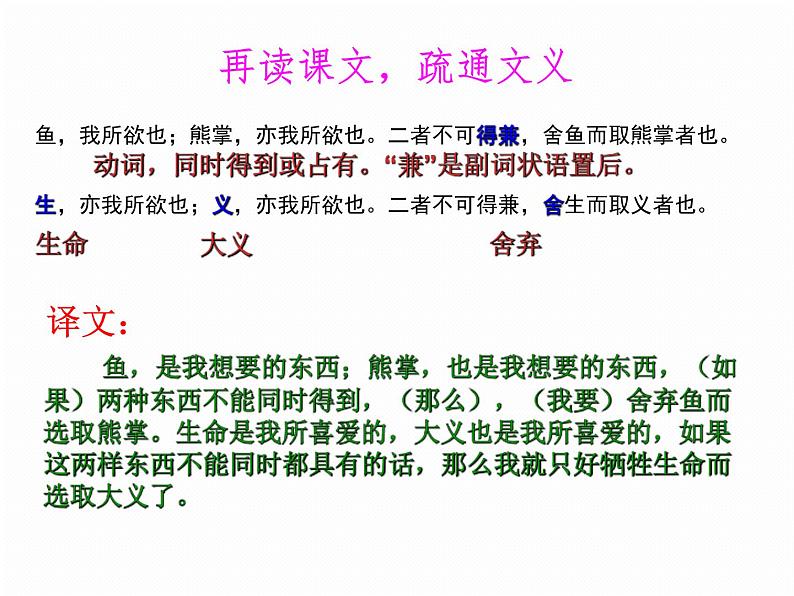 部编版九年级语文下册《鱼我所欲也》PPT课件 (7)08
