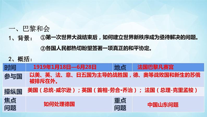 历史与社会九年级上册 1.1.3 凡尔赛-华盛顿体系 人教版课件PPT第5页