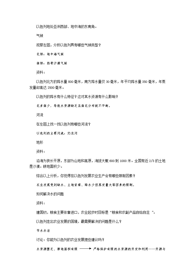第三单元 第五课 干旱的宝地（第2课时 沙漠绿洲）教案-人教版历史与社会七年级上册02