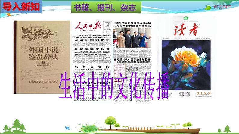 (人教版) 七年级 历史与社会 下册同步教学精品课件 7-2-1 生活中的文化传播第4页