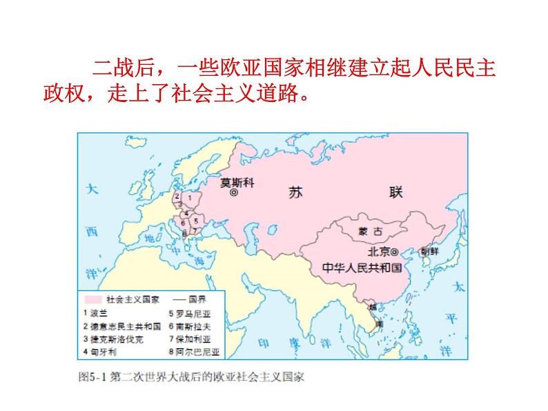 2021-2022学年度人教版九年级历史与社会上册课件 5.1两级格局的形成第6页