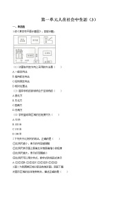 人在社会中生活（3） 作业  初中历史与社会二轮复习（2022年）