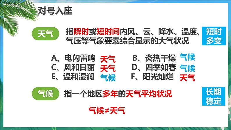 人教版人文地理上册 2.2.2 气象万千 课件PPT02