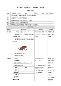 人教版 (人文地理)上册第一框 观察地球仪教案