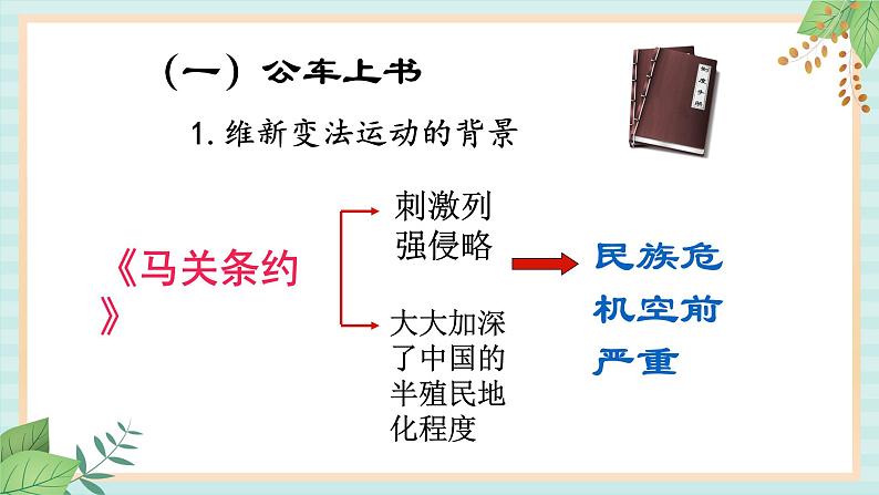 部编版八年级历史与社会八年级上册第二单元近代化的早期探索与民族危机加剧第6课《戊戌变法》课件第5页