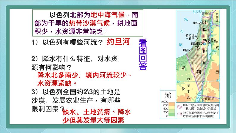 人教版（人文与地理）上册初中历史与社会第三单元各具特色的区域生活第五课《干旱的宝地》课件05