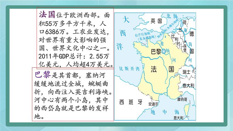 人教版（人文与地理）上册初中历史与社会第四单元不同类型的城市第二课《文化艺术之都：巴黎》课件第4页