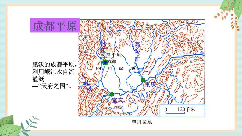 人教版初中历史与社会下册《四川盆地》课件06