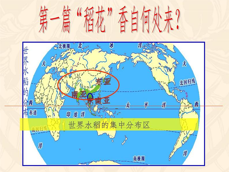 3.1.1《稻作文化的印记》课件--2022-2023学年浙江省人教版人文地理七年级上册02