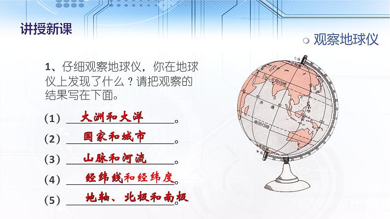 2.1观察地球仪 课件05