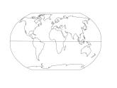 世界空白地图 课件