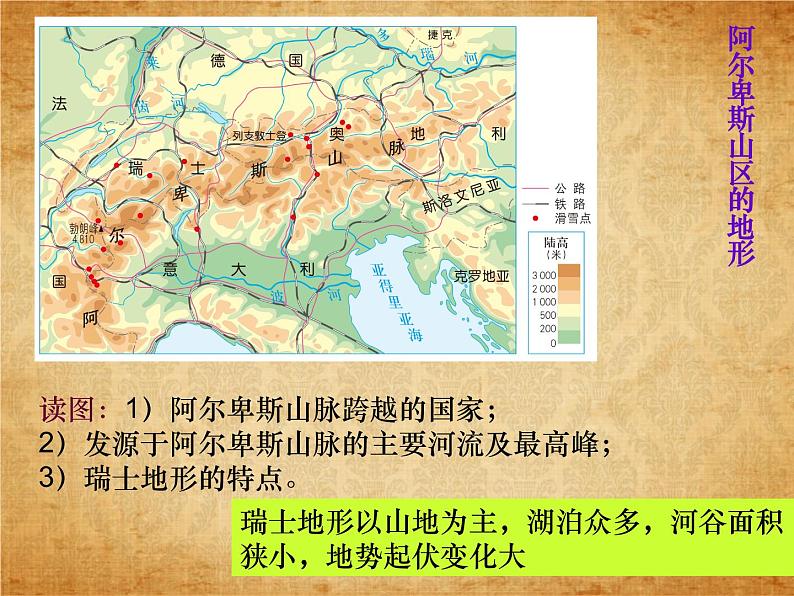 3.2.2山地之国 课件第2页