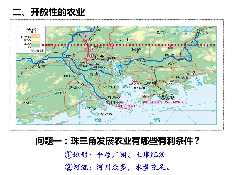 6.2.3 开放的珠江三角洲 课件第6页