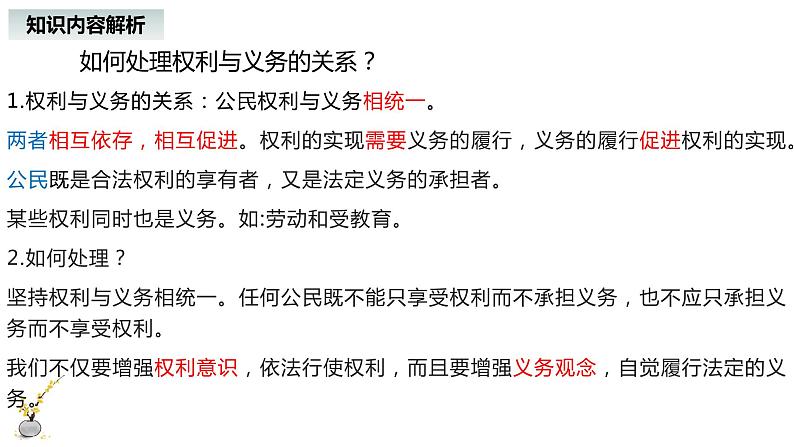 中考社会法治一轮复习：《权利与义务》 课件第8页