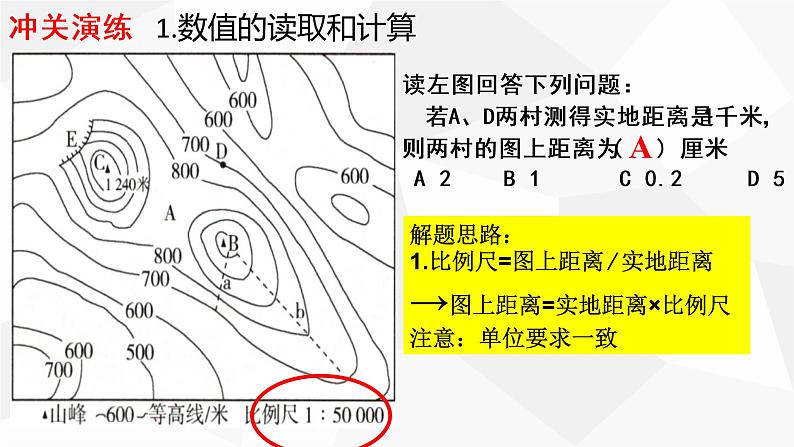 等高线地形图 复习课件第5页