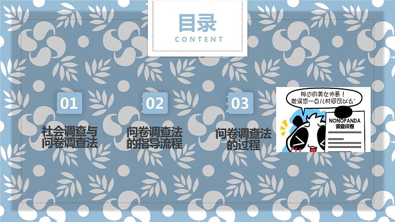 问卷调查法在初中生社会调查的应用 课件第2页