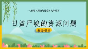 人教版 (人文地理)下册第二框 应对我国的资源问题图文课件ppt