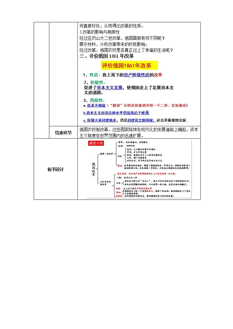 第七单元第三课第三框  俄国改革 课件+教案02
