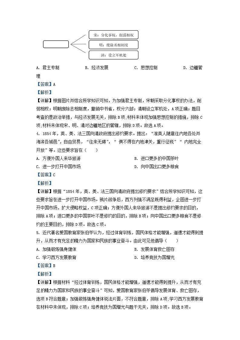 2022年四川省眉山市中考历史真题（解析版）第2页