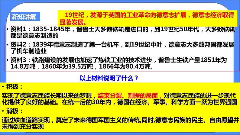 第七单元第三课资本主义的扩展第一目德国统一PPT课件第5页