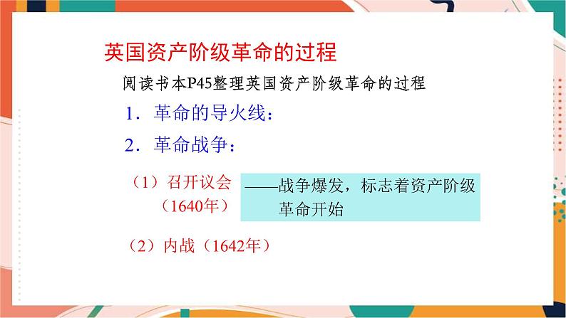 人教版(新课标)八下历史与社会第三课第一框英国议会对王权的胜利课件PPT05