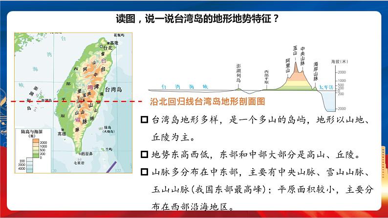 综合探究四 走进台湾 课件+分层作业（原卷版+解析版）-人教版历史与社会人文地理八年级下册06