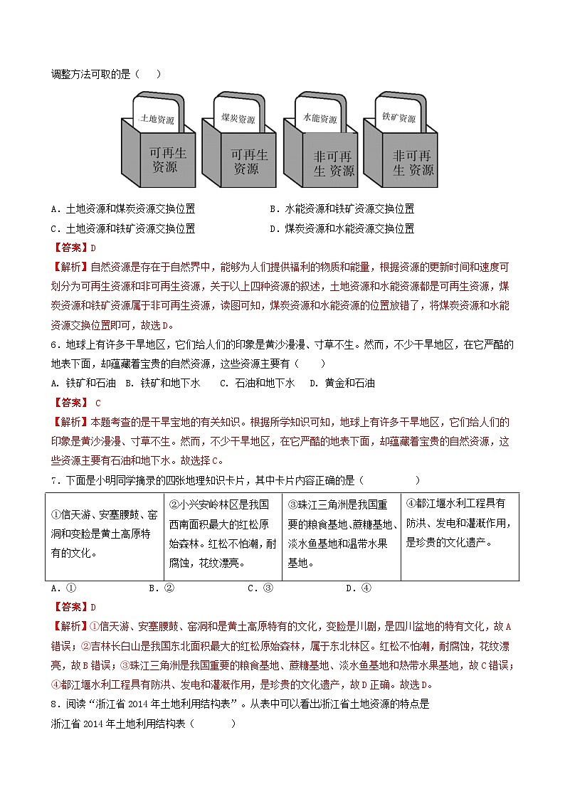 第六单元 共同面对的全球性问题 单元分层作业（基础过关卷+能力提升卷）+单元知识清单03