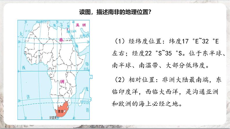 综合探究三《如何认识区域——以南非为例》课件-人教版（人文地理）历史与社会七年级上册05