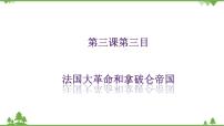 初中历史与社会人教版 (新课标)八年级下册法国大革命和拿破仑帝国 试讲课ppt课件