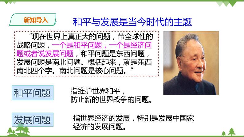 综合探究七 认识“和平与发展”的时代主题（课件）第2页