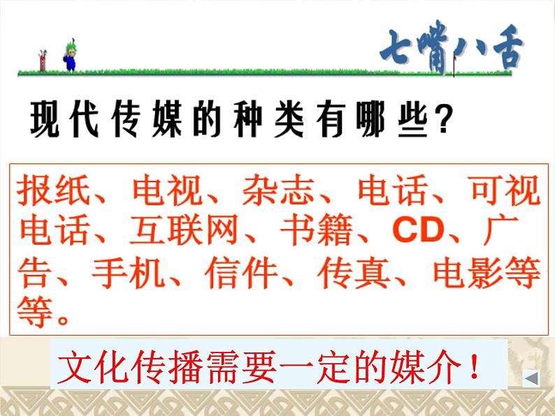 2020-2021学年人教版历史与社会七年级下册7.2.1生活中的文化传播教学课件（共24张PPT）05