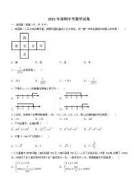 广东省深圳市2021年中考数学真题及答案（word版）