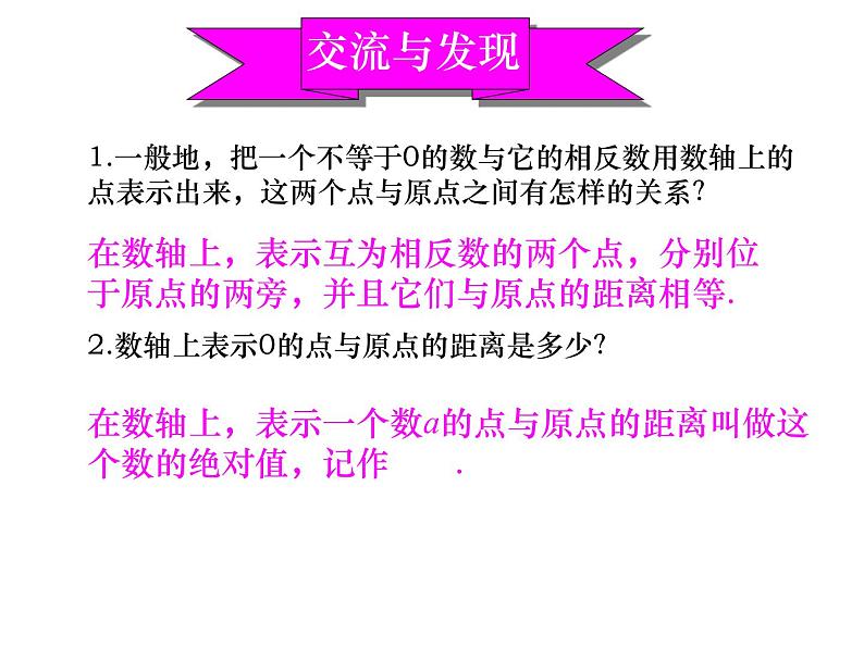 青岛版七年级数学上册课件：2.3 相反数与绝对值(共10张PPT)05